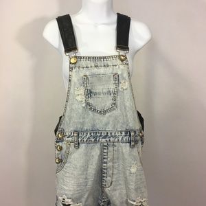 One Teaspoon Superfreak Overalls Cobaine